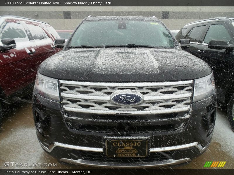 Shadow Black / Ebony Black 2018 Ford Explorer Limited 4WD