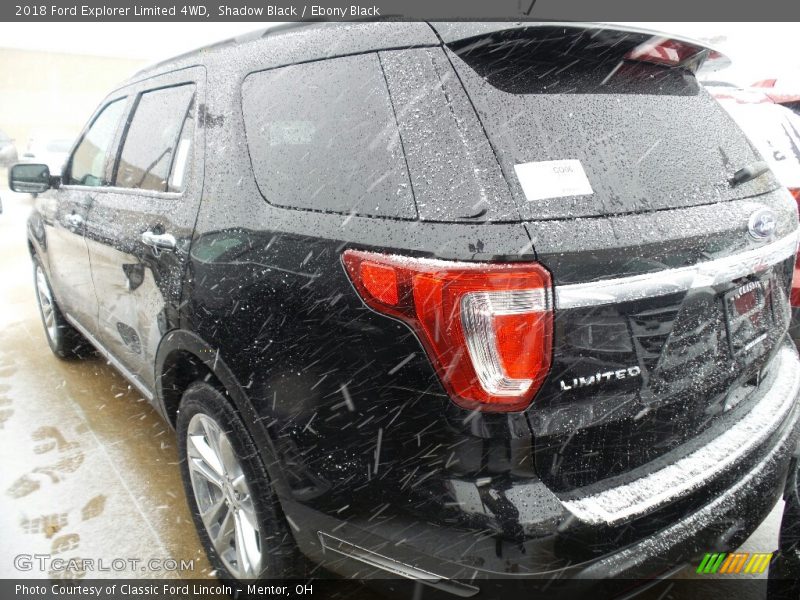 Shadow Black / Ebony Black 2018 Ford Explorer Limited 4WD