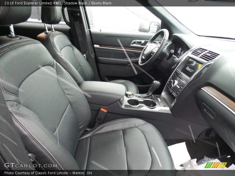  2018 Explorer Limited 4WD Ebony Black Interior