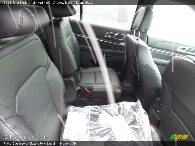 Rear Seat of 2018 Explorer Limited 4WD