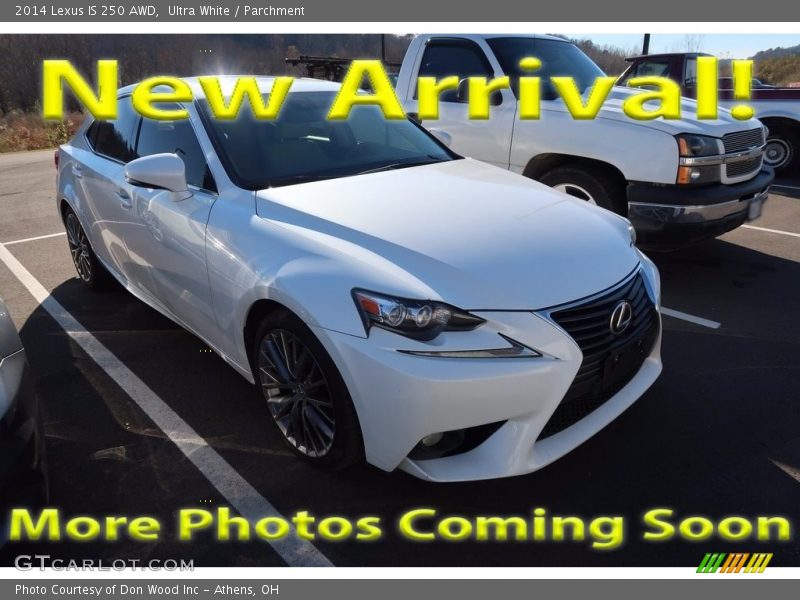 Ultra White / Parchment 2014 Lexus IS 250 AWD