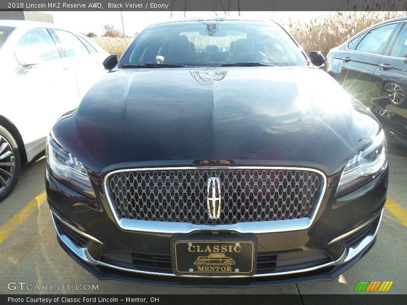 Black Velvet / Ebony 2018 Lincoln MKZ Reserve AWD