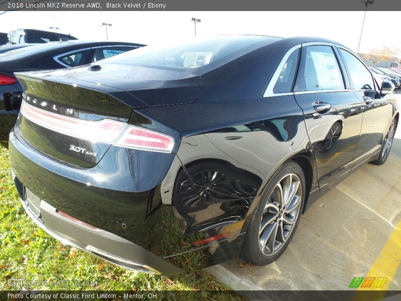 Black Velvet / Ebony 2018 Lincoln MKZ Reserve AWD