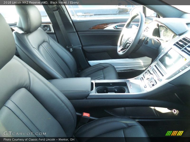 Front Seat of 2018 MKZ Reserve AWD