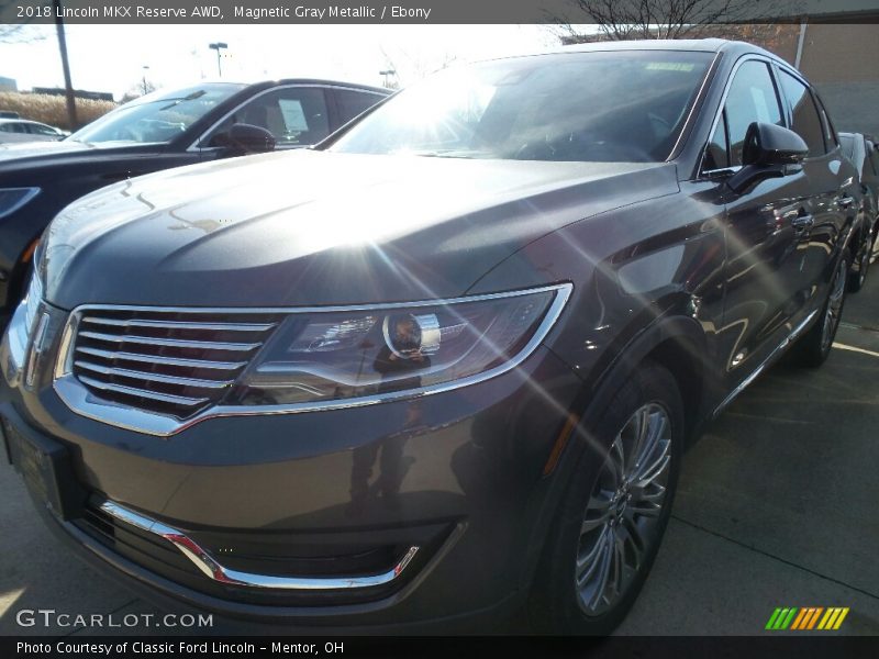 Magnetic Gray Metallic / Ebony 2018 Lincoln MKX Reserve AWD