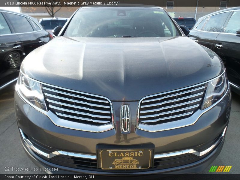 Magnetic Gray Metallic / Ebony 2018 Lincoln MKX Reserve AWD