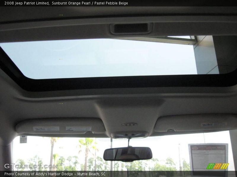 Sunburst Orange Pearl / Pastel Pebble Beige 2008 Jeep Patriot Limited