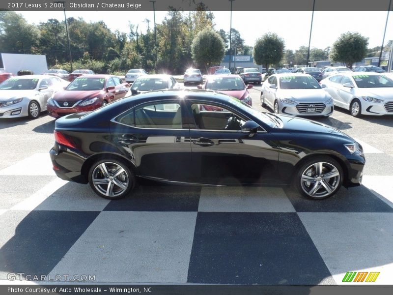 Obsidian / Chateau Beige 2017 Lexus IS 200t