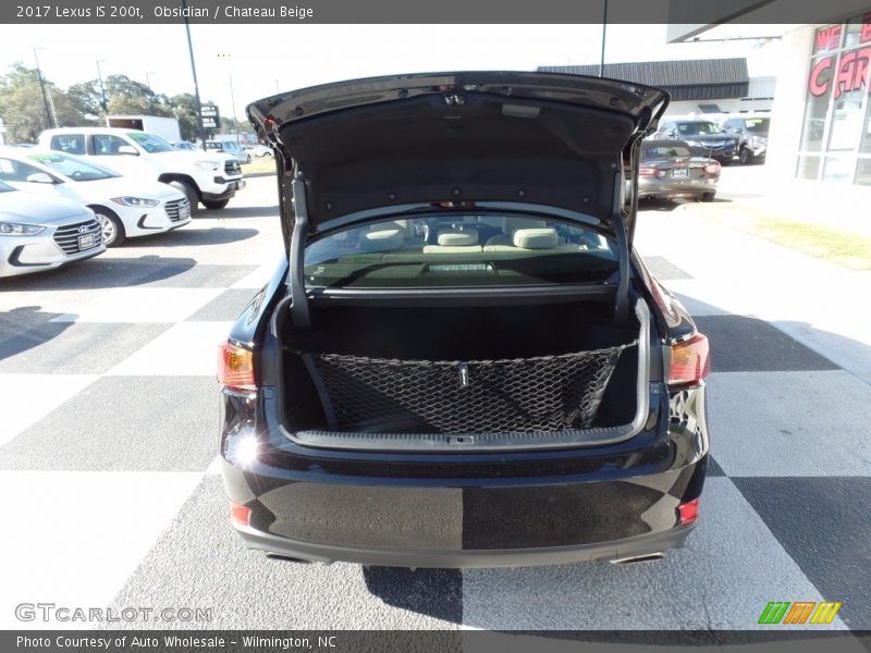 Obsidian / Chateau Beige 2017 Lexus IS 200t