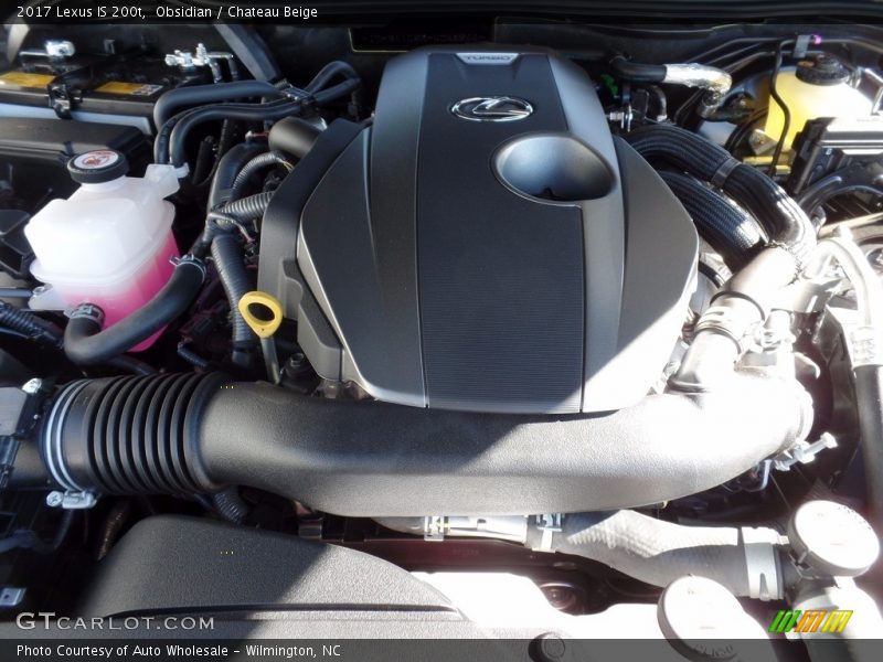 Obsidian / Chateau Beige 2017 Lexus IS 200t