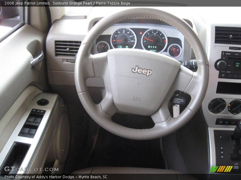 Sunburst Orange Pearl / Pastel Pebble Beige 2008 Jeep Patriot Limited