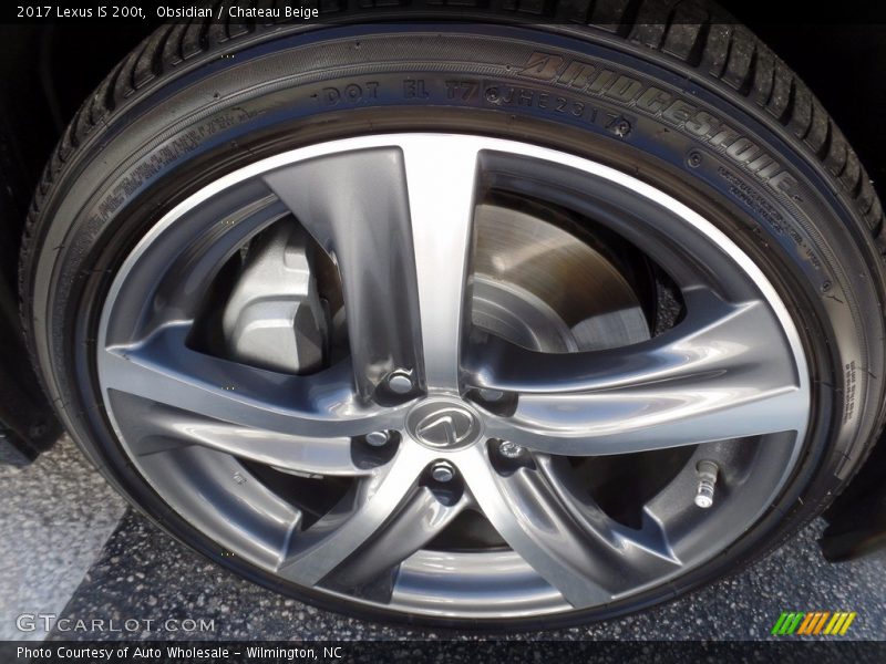 Obsidian / Chateau Beige 2017 Lexus IS 200t