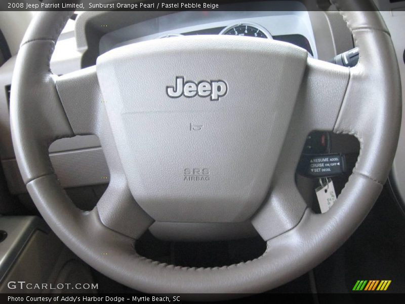 Sunburst Orange Pearl / Pastel Pebble Beige 2008 Jeep Patriot Limited