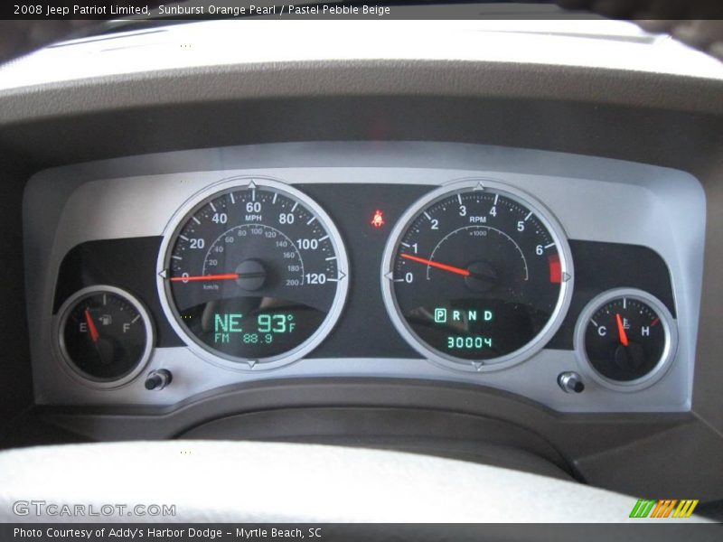 Sunburst Orange Pearl / Pastel Pebble Beige 2008 Jeep Patriot Limited