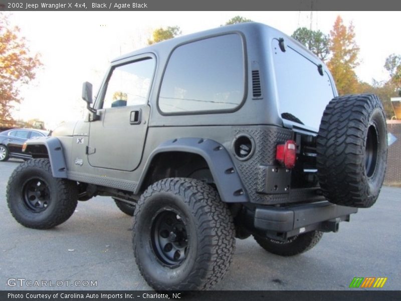 Black / Agate Black 2002 Jeep Wrangler X 4x4