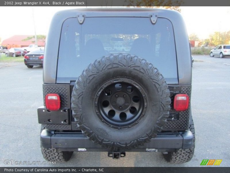 Black / Agate Black 2002 Jeep Wrangler X 4x4