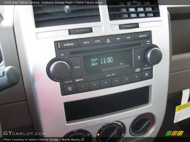 Sunburst Orange Pearl / Pastel Pebble Beige 2008 Jeep Patriot Limited