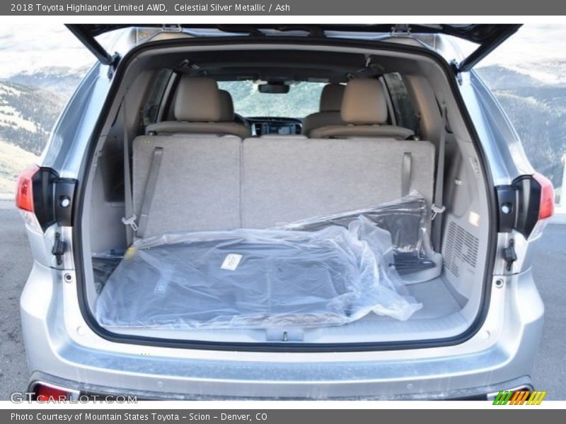 Celestial Silver Metallic / Ash 2018 Toyota Highlander Limited AWD