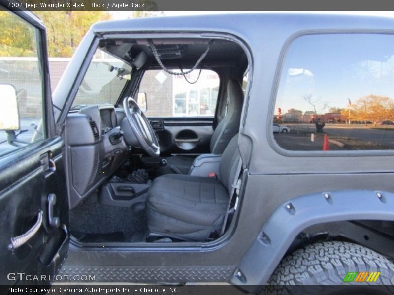Black / Agate Black 2002 Jeep Wrangler X 4x4