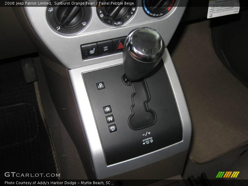 Sunburst Orange Pearl / Pastel Pebble Beige 2008 Jeep Patriot Limited