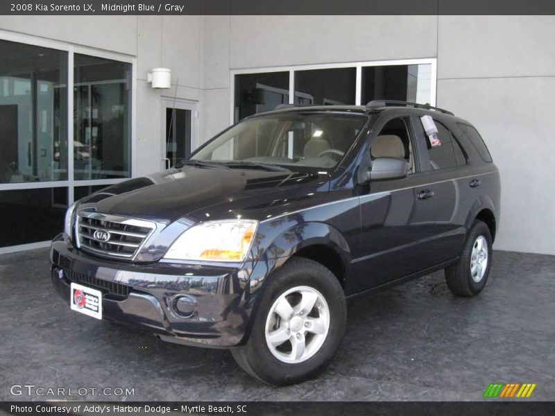 Midnight Blue / Gray 2008 Kia Sorento LX