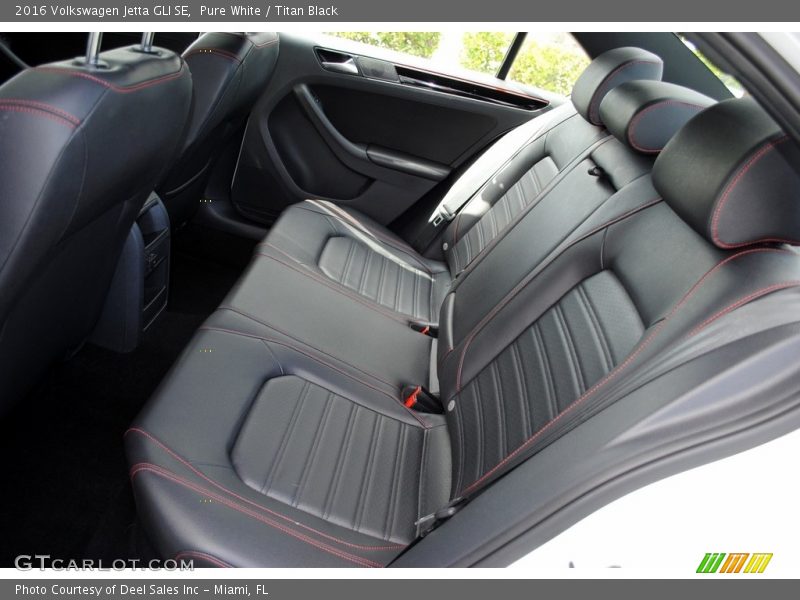 Rear Seat of 2016 Jetta GLI SE