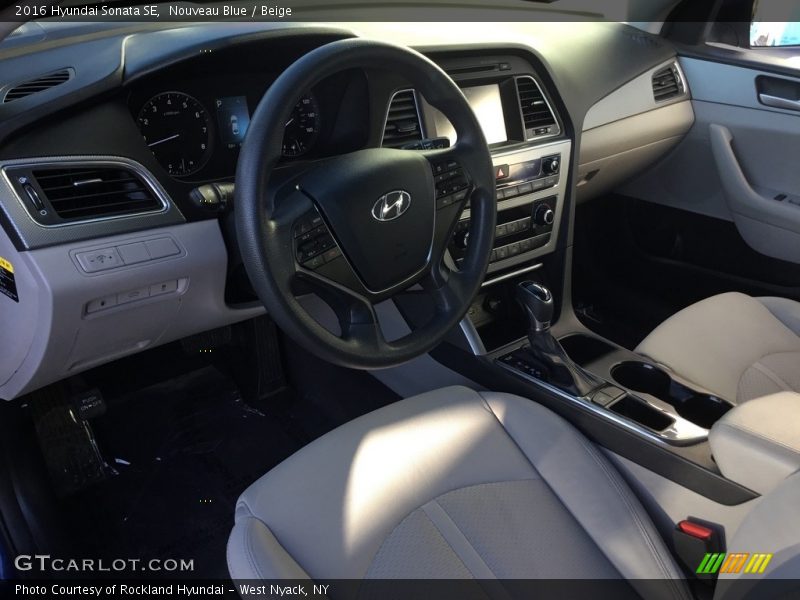 Nouveau Blue / Beige 2016 Hyundai Sonata SE