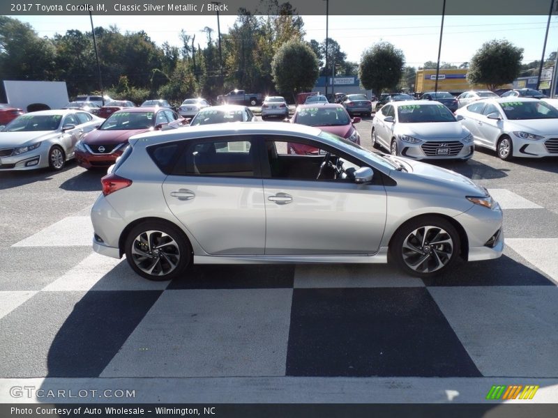 Classic Silver Metallic / Black 2017 Toyota Corolla iM