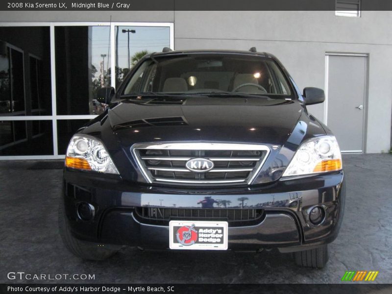 Midnight Blue / Gray 2008 Kia Sorento LX