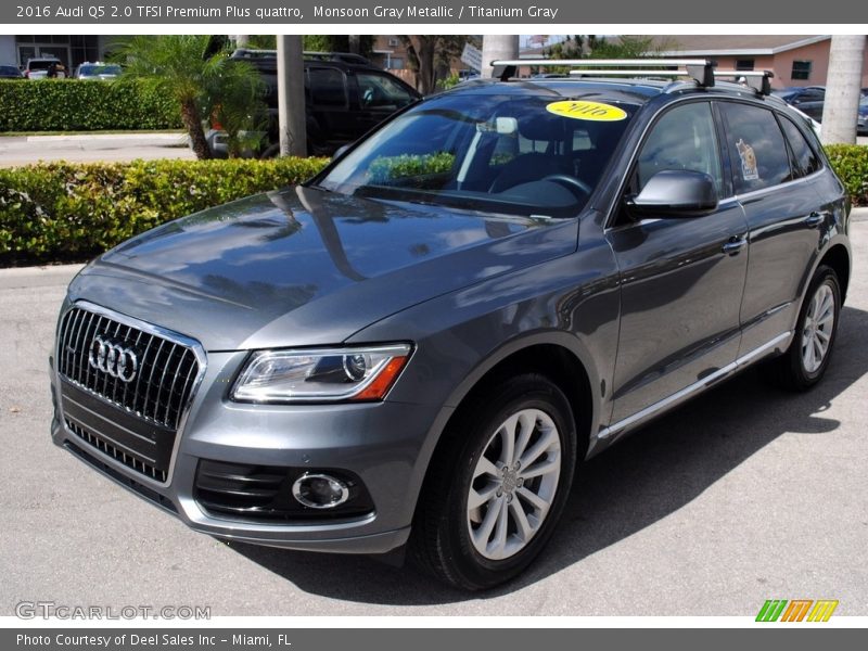 Monsoon Gray Metallic / Titanium Gray 2016 Audi Q5 2.0 TFSI Premium Plus quattro