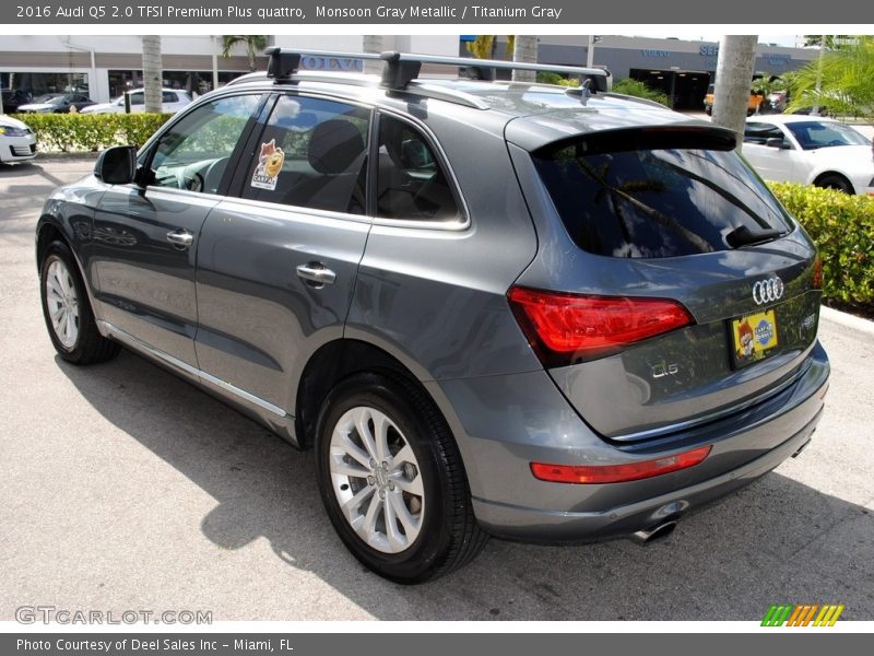 Monsoon Gray Metallic / Titanium Gray 2016 Audi Q5 2.0 TFSI Premium Plus quattro