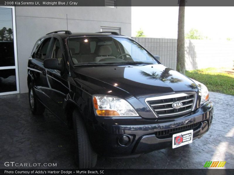 Midnight Blue / Gray 2008 Kia Sorento LX