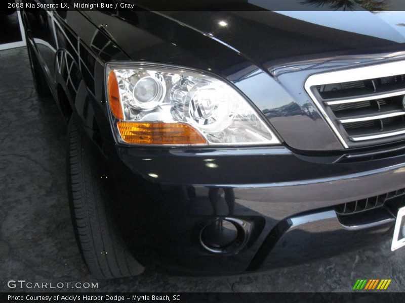 Midnight Blue / Gray 2008 Kia Sorento LX