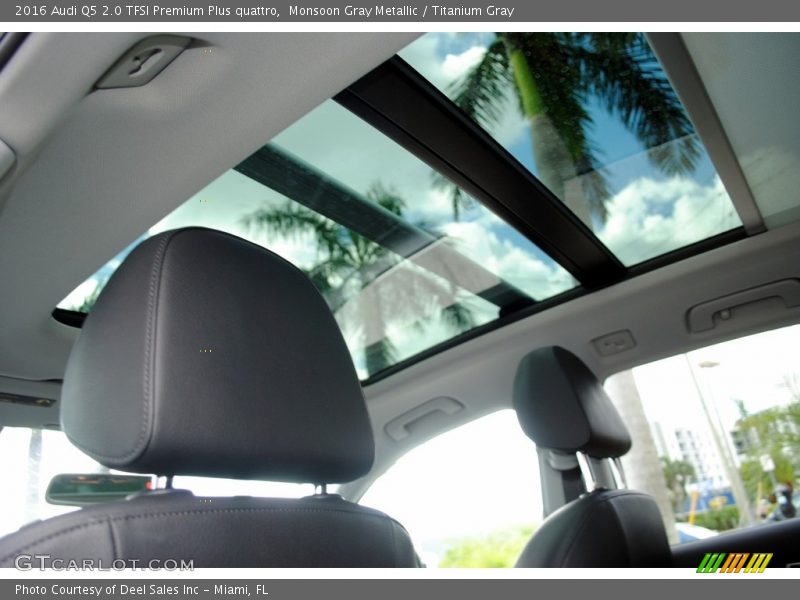 Monsoon Gray Metallic / Titanium Gray 2016 Audi Q5 2.0 TFSI Premium Plus quattro