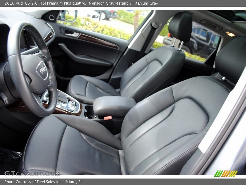 Monsoon Gray Metallic / Titanium Gray 2016 Audi Q5 2.0 TFSI Premium Plus quattro