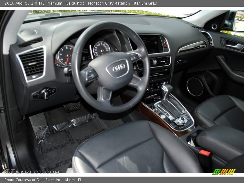 Monsoon Gray Metallic / Titanium Gray 2016 Audi Q5 2.0 TFSI Premium Plus quattro