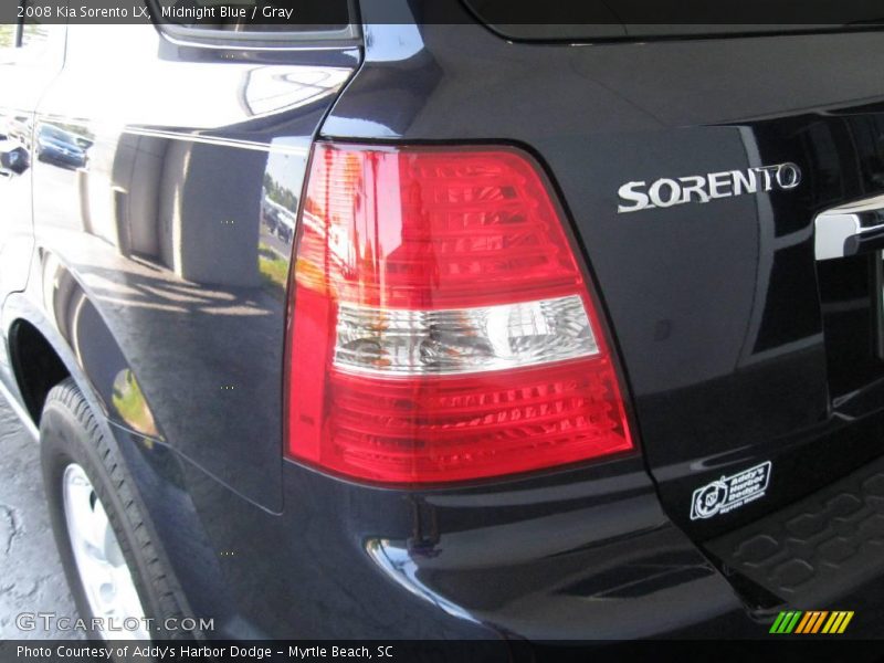 Midnight Blue / Gray 2008 Kia Sorento LX