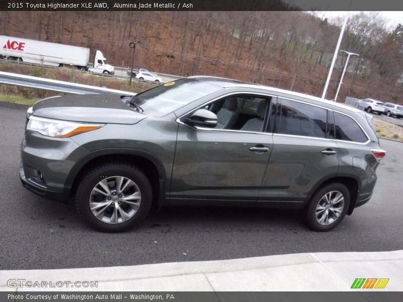 Alumina Jade Metallic / Ash 2015 Toyota Highlander XLE AWD