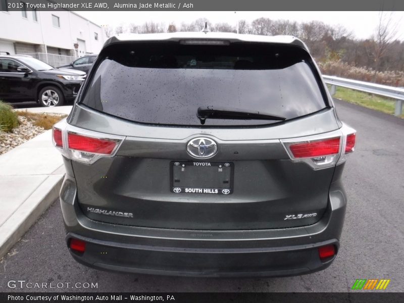 Alumina Jade Metallic / Ash 2015 Toyota Highlander XLE AWD