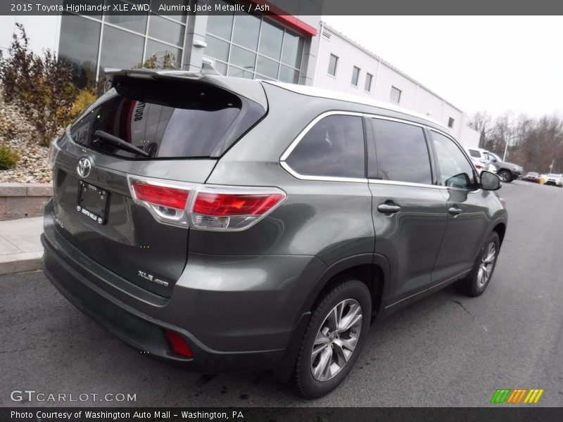 Alumina Jade Metallic / Ash 2015 Toyota Highlander XLE AWD