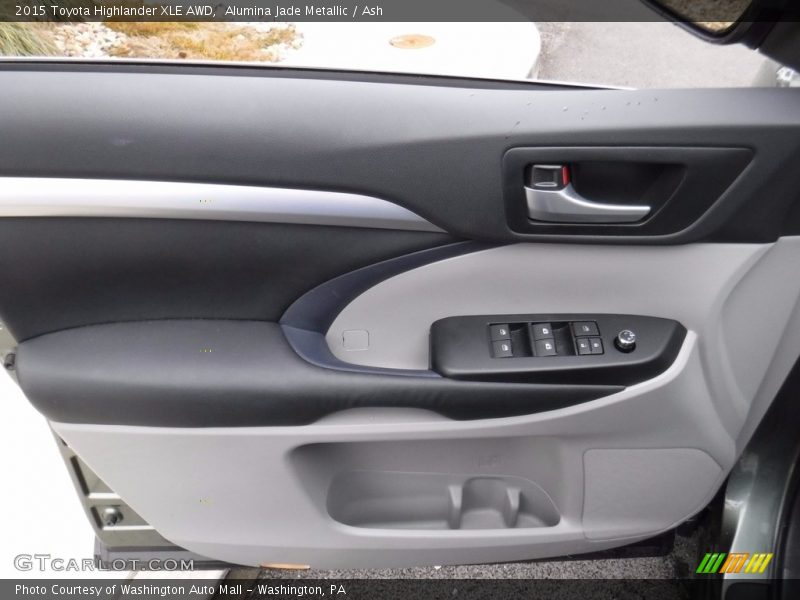 Alumina Jade Metallic / Ash 2015 Toyota Highlander XLE AWD