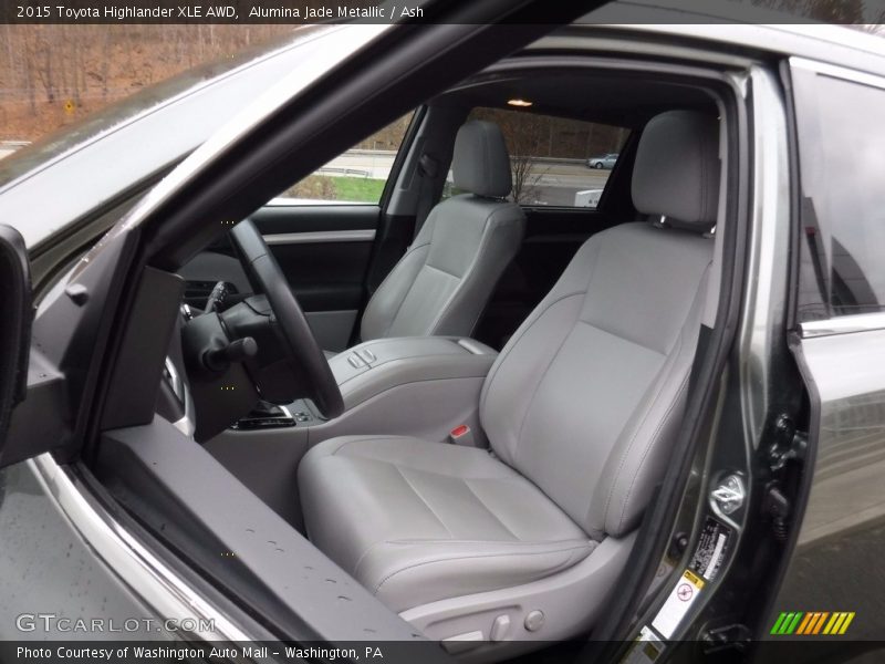 Alumina Jade Metallic / Ash 2015 Toyota Highlander XLE AWD