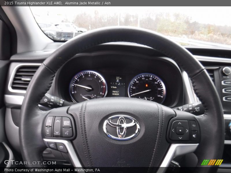 Alumina Jade Metallic / Ash 2015 Toyota Highlander XLE AWD