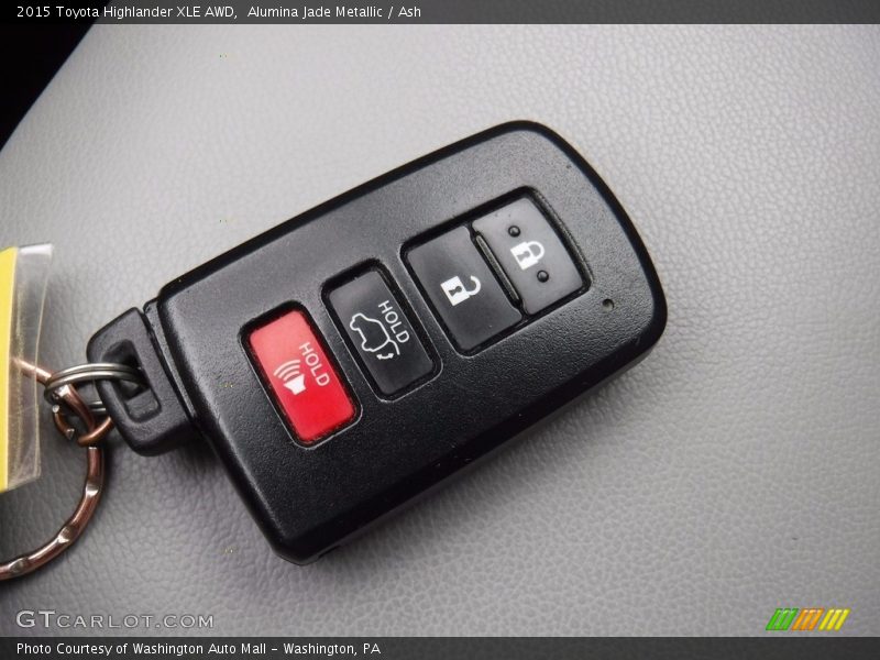 Alumina Jade Metallic / Ash 2015 Toyota Highlander XLE AWD