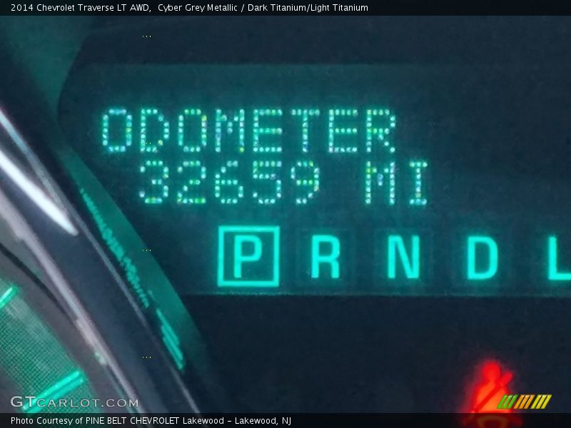 Cyber Grey Metallic / Dark Titanium/Light Titanium 2014 Chevrolet Traverse LT AWD