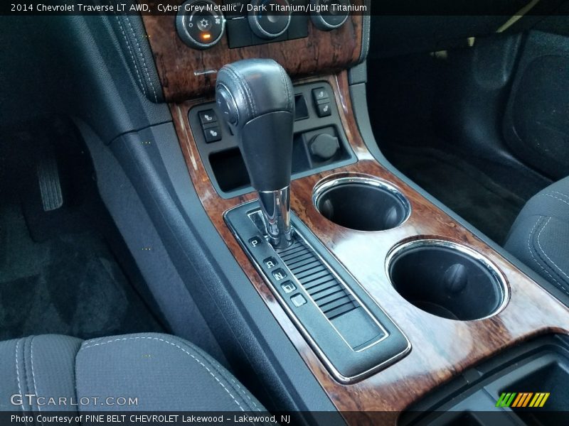 Cyber Grey Metallic / Dark Titanium/Light Titanium 2014 Chevrolet Traverse LT AWD