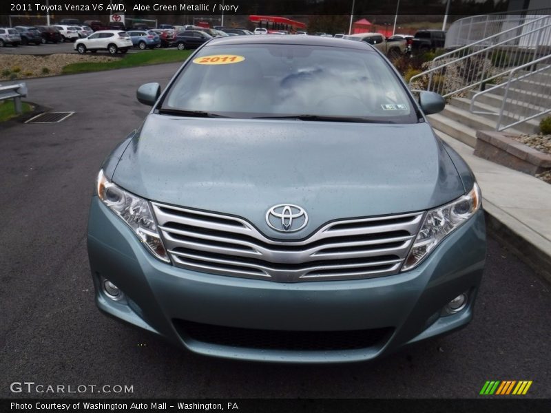 Aloe Green Metallic / Ivory 2011 Toyota Venza V6 AWD