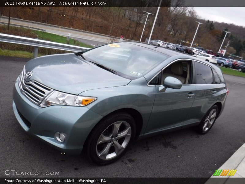 Aloe Green Metallic / Ivory 2011 Toyota Venza V6 AWD