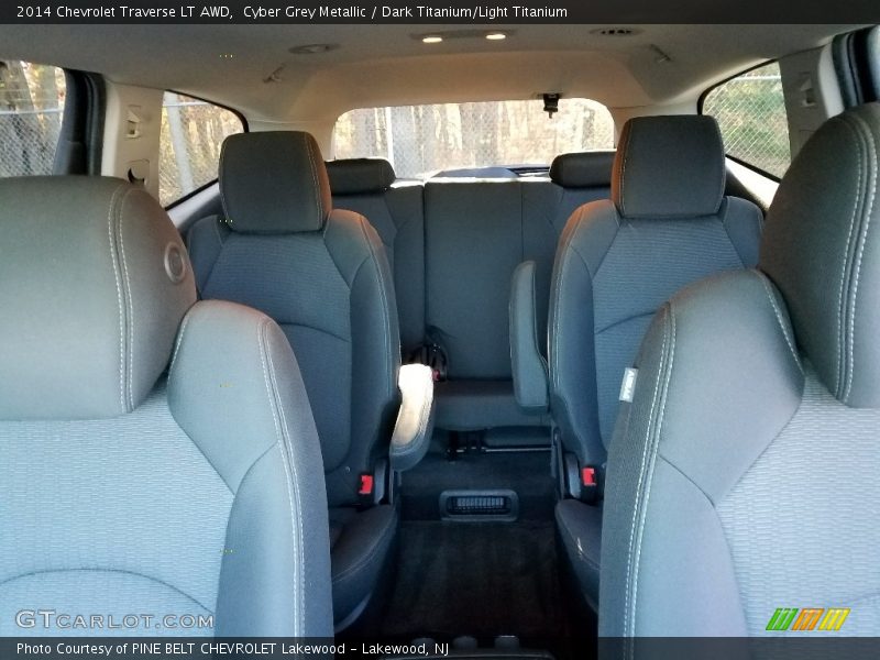 Cyber Grey Metallic / Dark Titanium/Light Titanium 2014 Chevrolet Traverse LT AWD