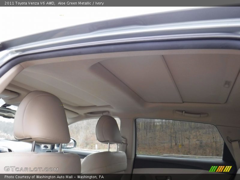 Aloe Green Metallic / Ivory 2011 Toyota Venza V6 AWD